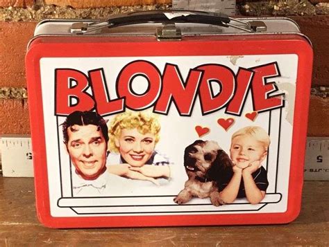 blondie metal lunch box|lunch box blondie for sale .